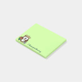 Post-it® hibou jardinier (Incliné)