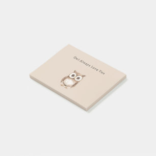 Post-it® Hibou t'aime toujours