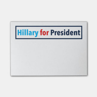 Post-it® Hillary pour le président (choisissez votre propre