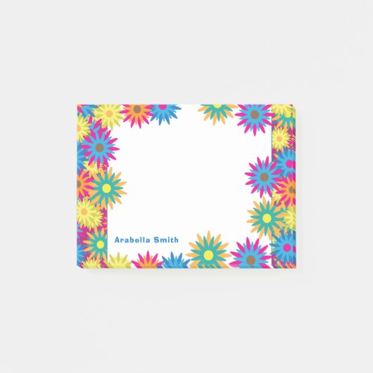 Post-it® Hippie au pouvoir des fleurs dans les années soixa (Devant)