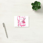 Post-it® Hippie Dragonfly rose Ruban Cancer du sein (Bureau)
