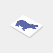 Post-it® Hippo bleu (Incliné)