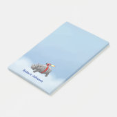 Post-it® Hippo de fusée (Incliné)