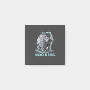 Post-it® Hippo Radiant Moo Deng