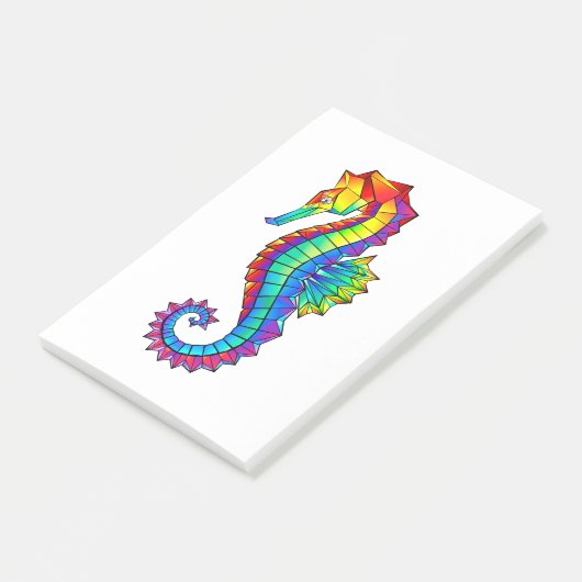 Post-it® Hippocampe polygonal arc-en-ciel (Incliné)