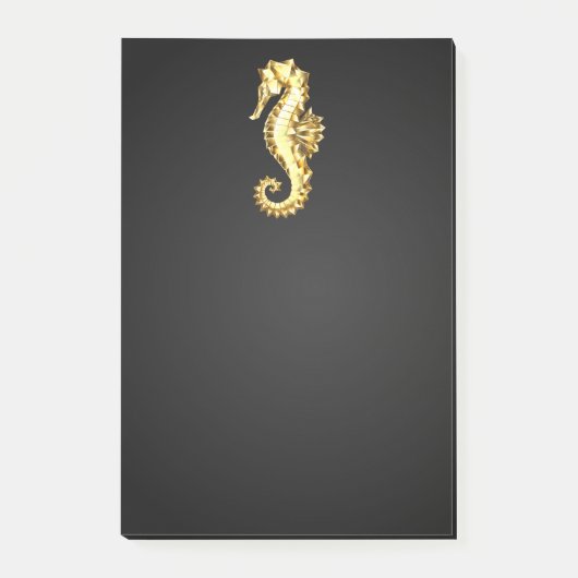 Post-it® Hippocampe Polygonal Or (Devant)