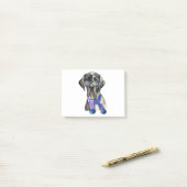 Post-it® Hipposter à la mode Great Dane (Sur un bureau)