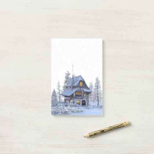 Post-it® Hiver 3 (Sur un bureau)