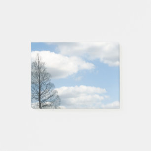 Post-it® Hiver Arbre bleu ciel