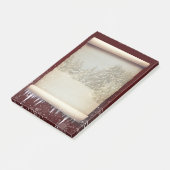 Post-it® Hivernment Parchment Illustration (Incliné)