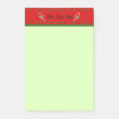 Post-it® Ho, Ho, Ho Notes de Noël (Devant)