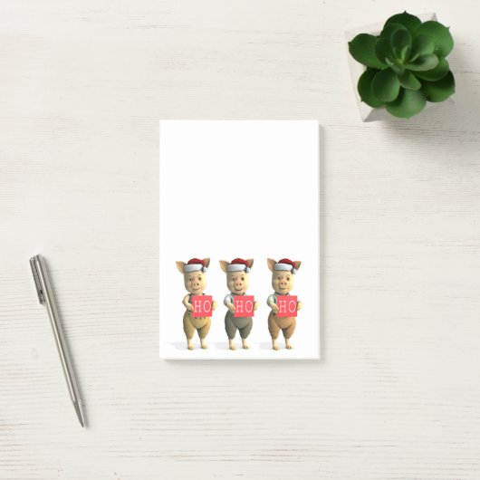 Post-it® Ho Ho Ho Piglets (Bureau)