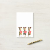 Post-it® Ho Ho Ho Piglets (Sur un bureau)