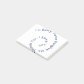 Post-it® Ho’Oponopono Mantra Prière Guérir les peines (Incliné)