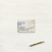 Post-it® Hokusai Ocean Waves Sea Boats (Sur un bureau)