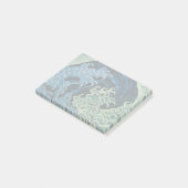 Post-it® Hokusai Vague féminine Océan Vintage (Incliné)