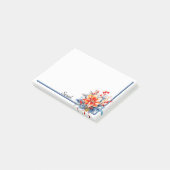 Post-it® Holiday Floral Ajouter les destinataires Nom Offic (Incliné)