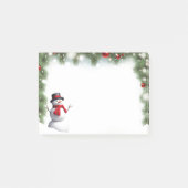 Post-it® Holiday Snowman Notes (Devant)