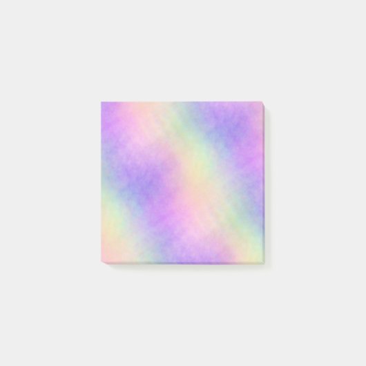 Post-it® holo arc-en-ciel doux ombre : (Devant)