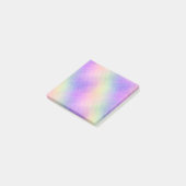 Post-it® holo arc-en-ciel doux ombre : (Incliné)
