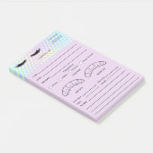 Post-it® Holographic Eyelash Client Record Form (Incliné)