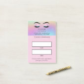 Post-it® Holographic Lash appointment (Sur un bureau)