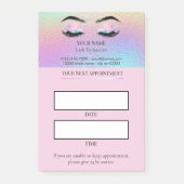 Post-it® Holographic Lash appointment (Devant)