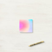 Post-it® Holographique Iridescente Pastel Holo (Sur un bureau)