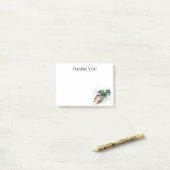 Post-it® Homard aquarelle personnalisé (Sur un bureau)