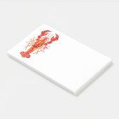 Post-it® Homard polygonal rouge (Incliné)