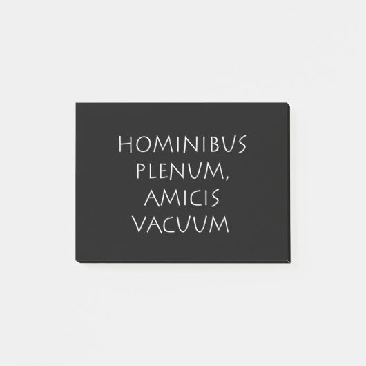 Post-it® Hominibus plenum amicis vide (Devant)