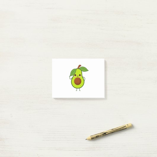 Post-it® Homme d'Avocado (Sur un bureau)