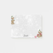 Post-it® Homme en pain d'épice Personnaliser Nom Stocker St (Devant)