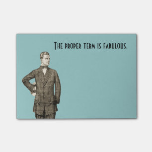 Post-it® Homme vintage fabuleux