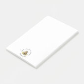 Post-it® Honey Bee Hive Sweet comme Étiquette alimentaire d (Incliné)