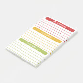 Post-it® Horaire hebdomadaire Planificateur quotidien Organ (Incliné)