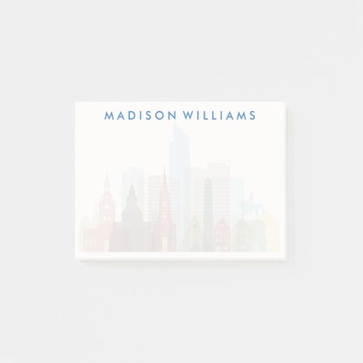 Post-it® Horizon de ville d'Oslo, Norvège | (Devant)