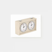 Post-it® Horloge d'échecs analogique (Devant)