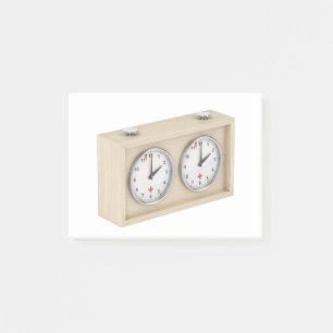 Post-it® Horloge d'échecs analogique