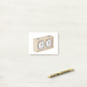 Post-it® Horloge d'échecs analogique (Sur un bureau)