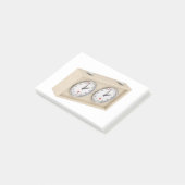 Post-it® Horloge d'échecs analogique (Incliné)