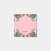 Post-it® Horloge Vintage avec Fleurs (Devant)