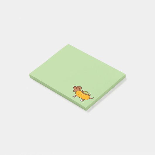 Post-it® Hot Dog Dachshund Post-It Notes (Incliné)