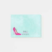 Post-it® Hot Rose Stiletto High Heel Chaussure Chic Busines (Devant)