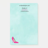 Post-it® Hot Rose Stiletto High Heel Chaussure Chic Busines (Devant)