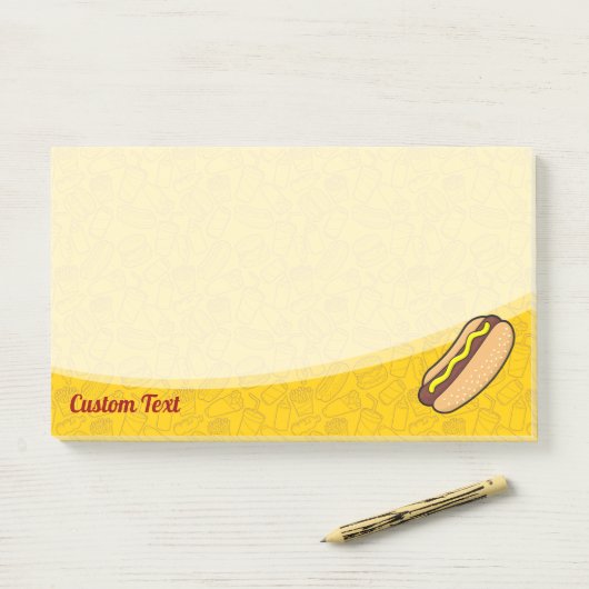 Post-it® Hotdog (Sur un bureau)