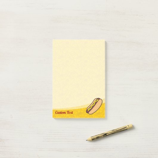 Post-it® Hotdog (Sur un bureau)