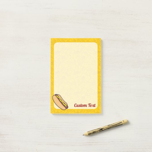 Post-it® Hotdog (Sur un bureau)