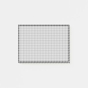 Post-it® Houndstooth noir et blanc par Shirley Taylor