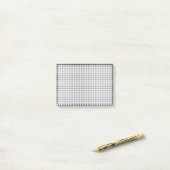 Post-it® Houndstooth noir et blanc par Shirley Taylor (Sur un bureau)